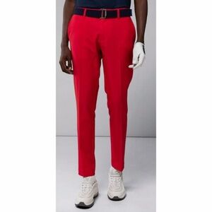 J. Lindeberg NWT Men's Barbados Cherry Ellott Pockets Golf Pants Size 34 x 30